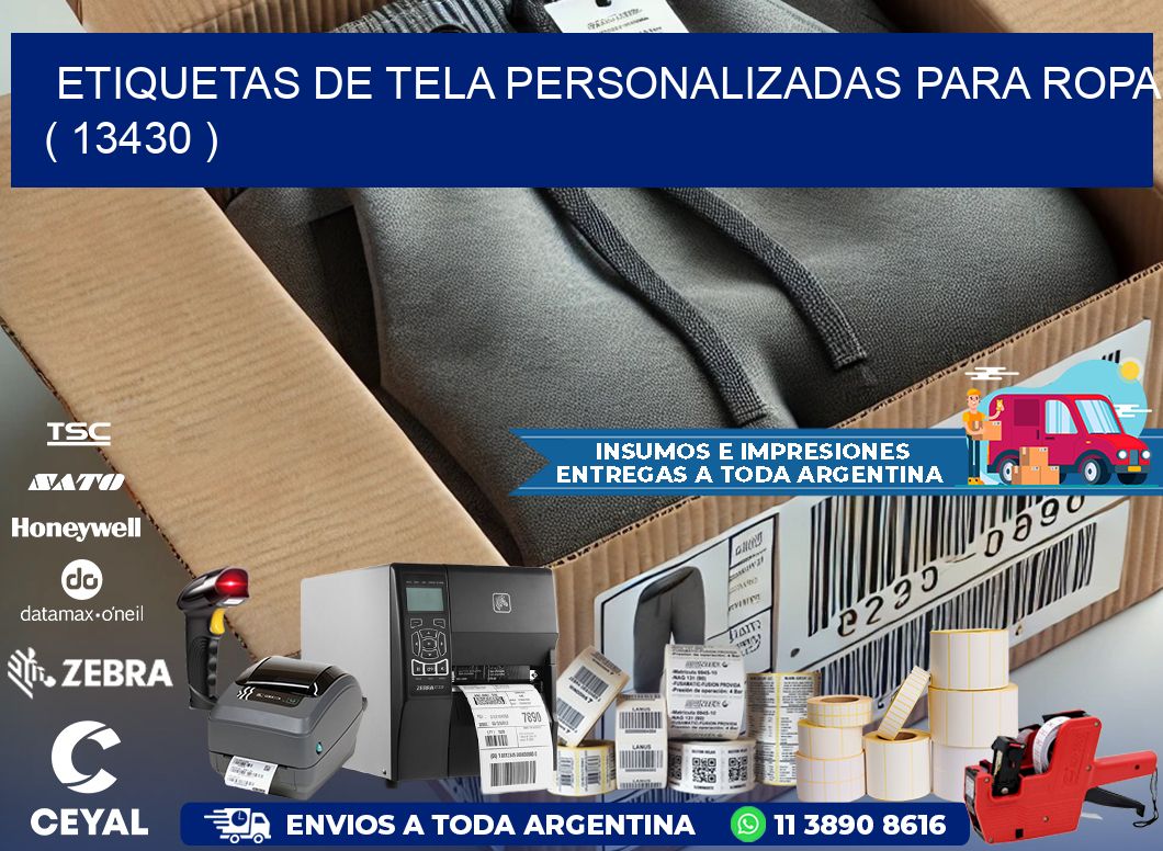 ETIQUETAS DE TELA PERSONALIZADAS PARA ROPA ( 13430 )