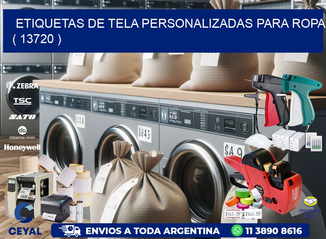 ETIQUETAS DE TELA PERSONALIZADAS PARA ROPA ( 13720 )