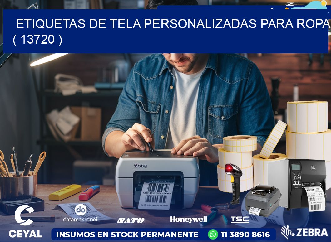 ETIQUETAS DE TELA PERSONALIZADAS PARA ROPA ( 13720 )