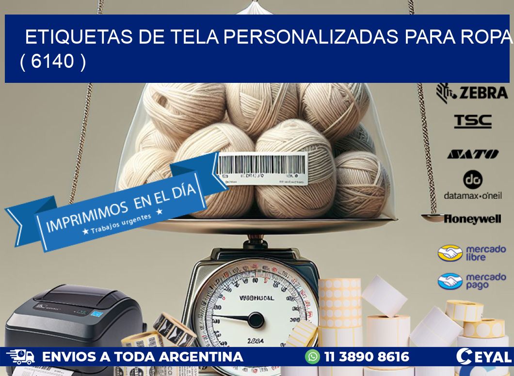 ETIQUETAS DE TELA PERSONALIZADAS PARA ROPA ( 6140 )