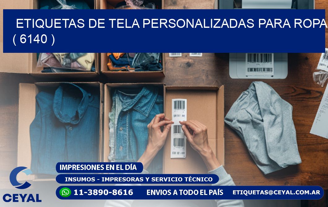 ETIQUETAS DE TELA PERSONALIZADAS PARA ROPA ( 6140 )