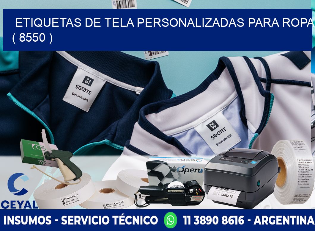 ETIQUETAS DE TELA PERSONALIZADAS PARA ROPA ( 8550 )