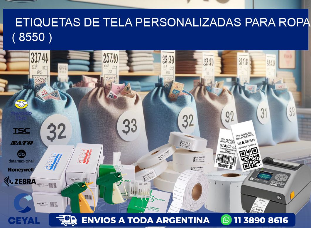ETIQUETAS DE TELA PERSONALIZADAS PARA ROPA ( 8550 )