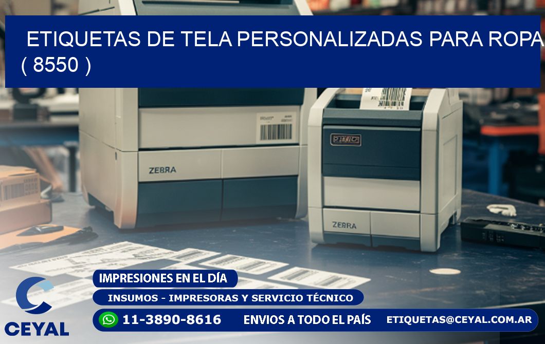 ETIQUETAS DE TELA PERSONALIZADAS PARA ROPA ( 8550 )