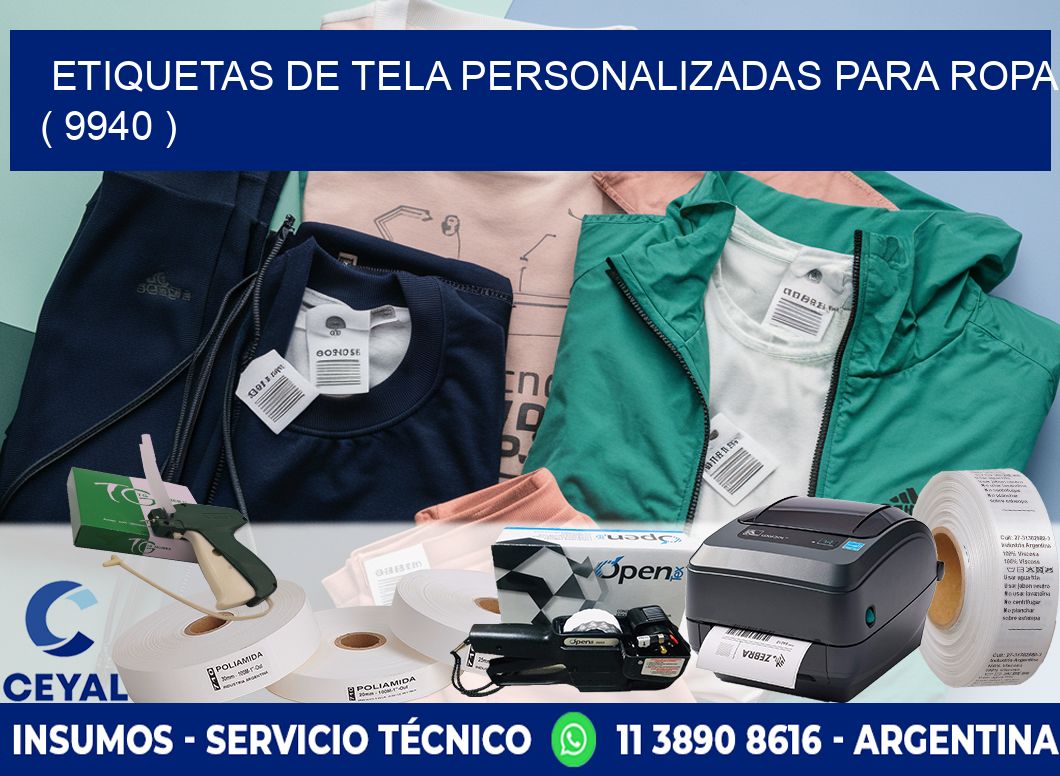 ETIQUETAS DE TELA PERSONALIZADAS PARA ROPA ( 9940 )