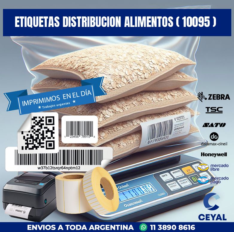 ETIQUETAS DISTRIBUCION ALIMENTOS ( 10095 )