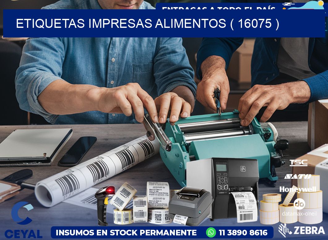 ETIQUETAS IMPRESAS ALIMENTOS ( 16075 )