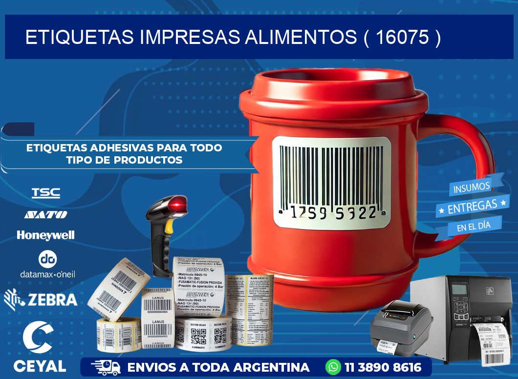 ETIQUETAS IMPRESAS ALIMENTOS ( 16075 )