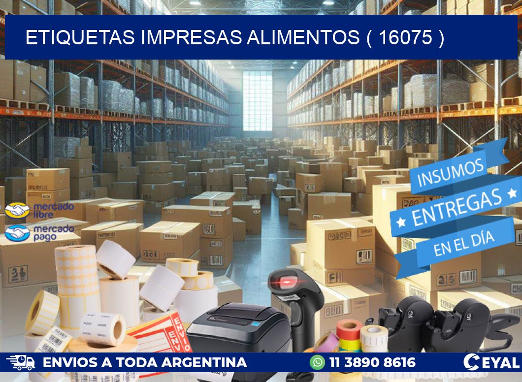 ETIQUETAS IMPRESAS ALIMENTOS ( 16075 )