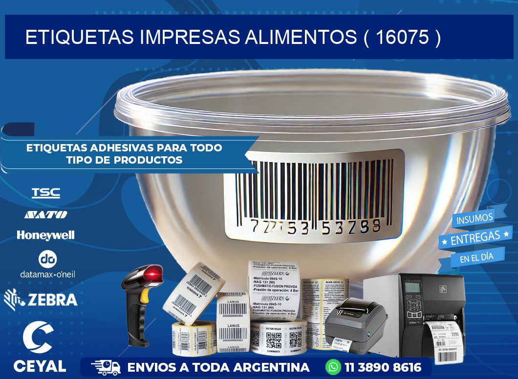 ETIQUETAS IMPRESAS ALIMENTOS ( 16075 )