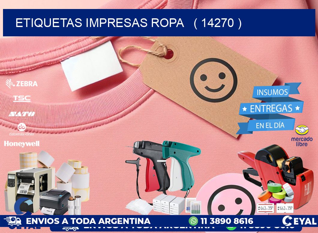 ETIQUETAS IMPRESAS ROPA   ( 14270 )