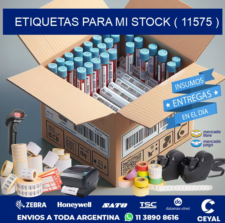ETIQUETAS PARA MI STOCK ( 11575 )