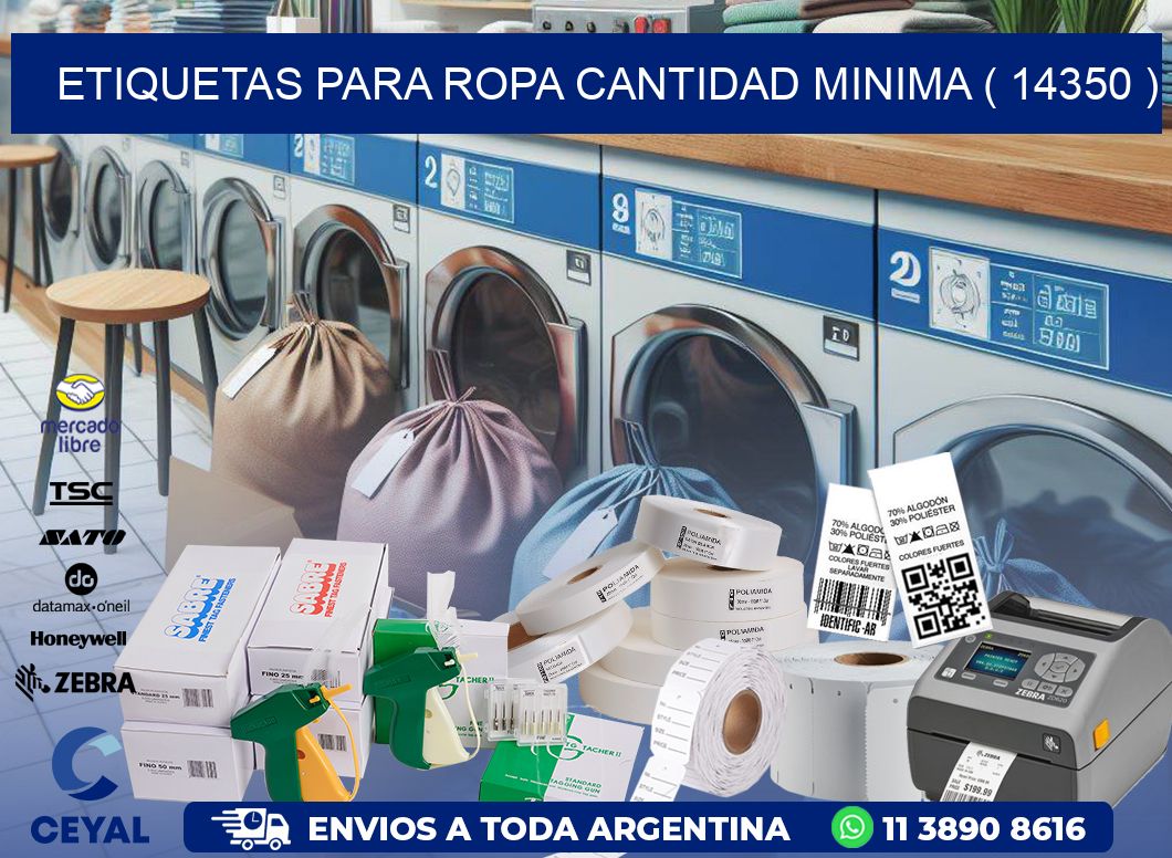 ETIQUETAS PARA ROPA CANTIDAD MINIMA ( 14350 )