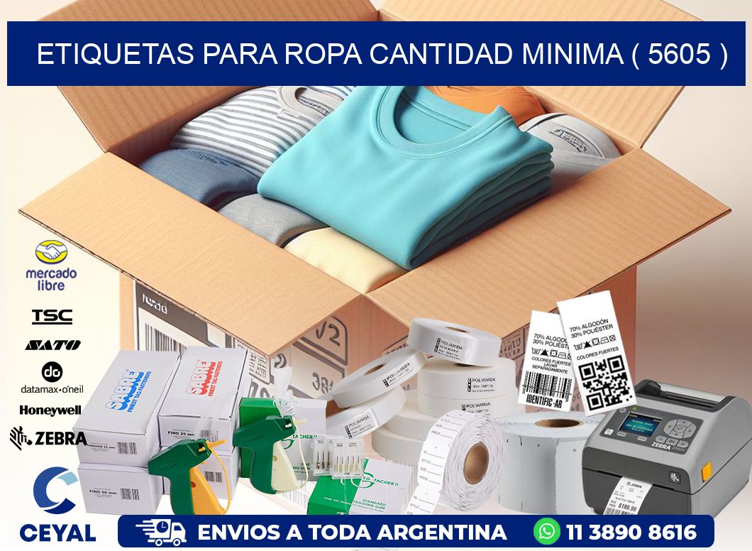 ETIQUETAS PARA ROPA CANTIDAD MINIMA ( 5605 )
