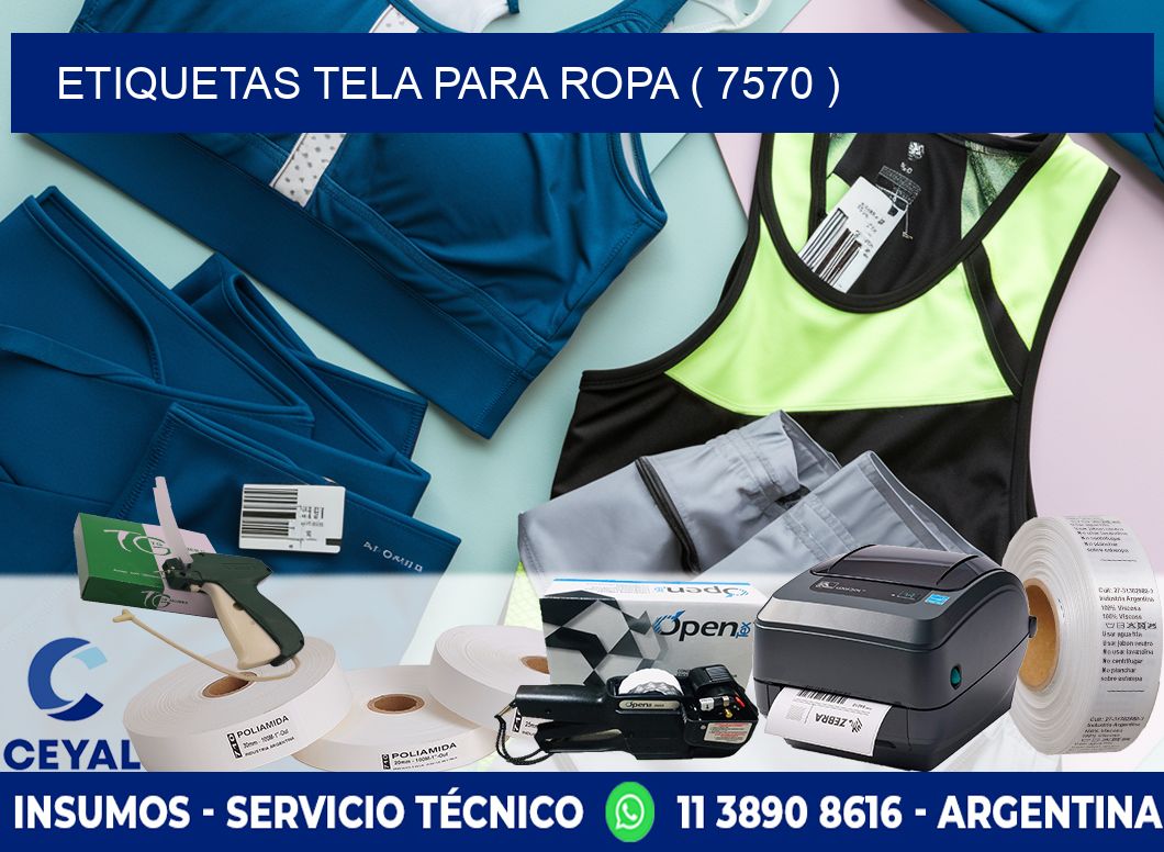 ETIQUETAS TELA PARA ROPA ( 7570 )