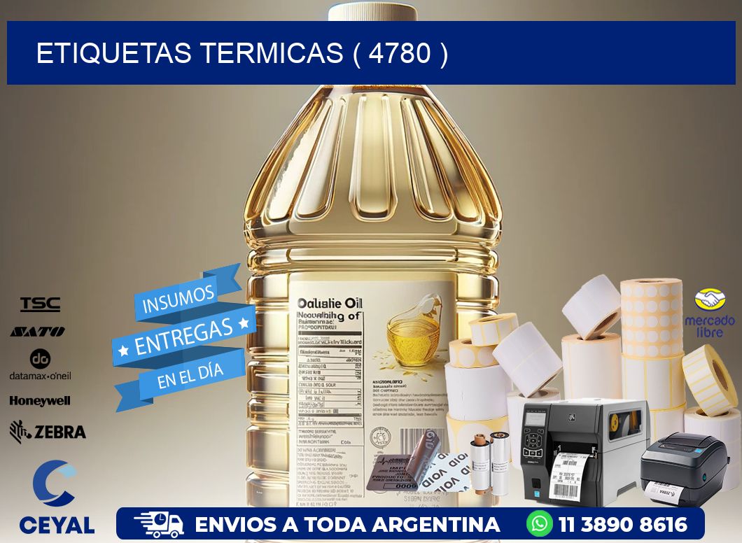 ETIQUETAS TERMICAS ( 4780 )