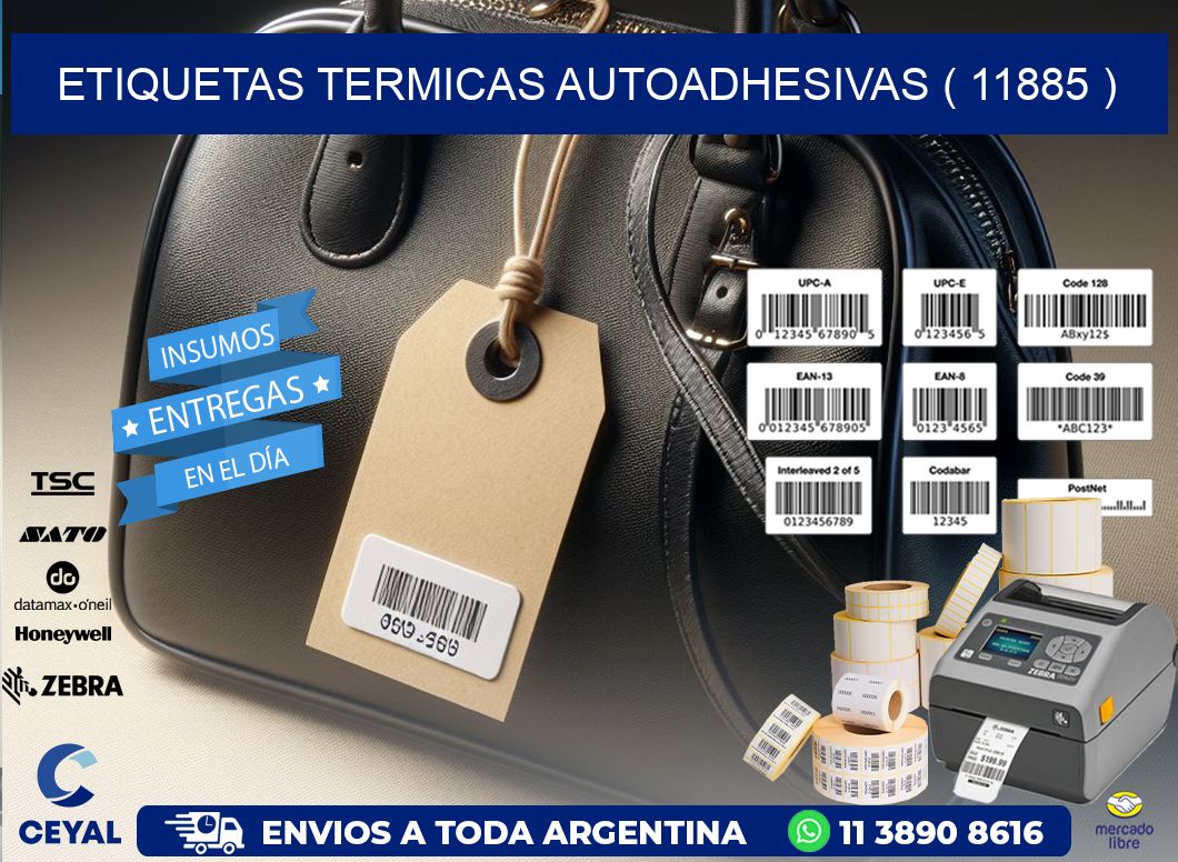 ETIQUETAS TERMICAS AUTOADHESIVAS ( 11885 )