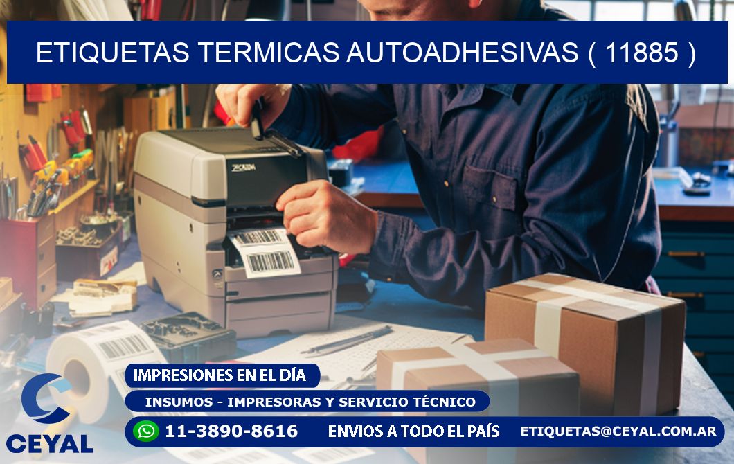 ETIQUETAS TERMICAS AUTOADHESIVAS ( 11885 )