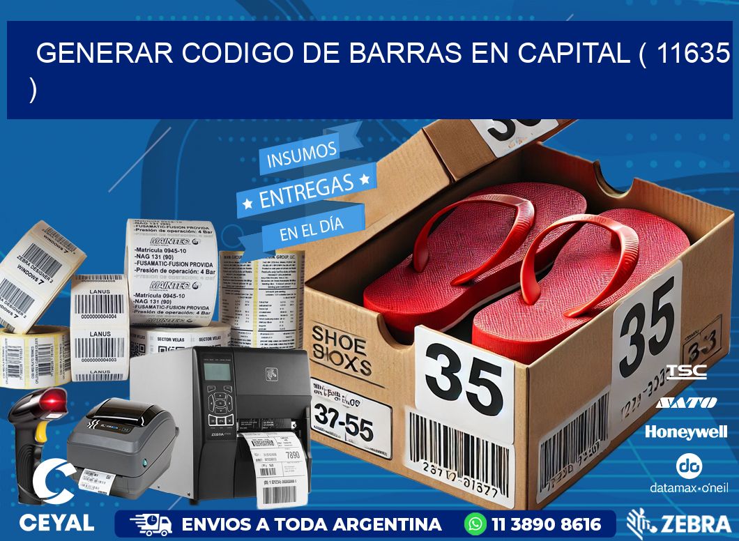 GENERAR CODIGO DE BARRAS EN CAPITAL ( 11635 )