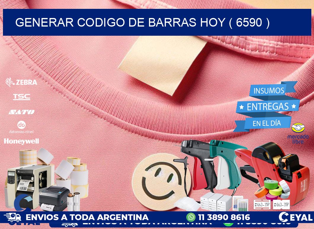 GENERAR CODIGO DE BARRAS HOY ( 6590 )