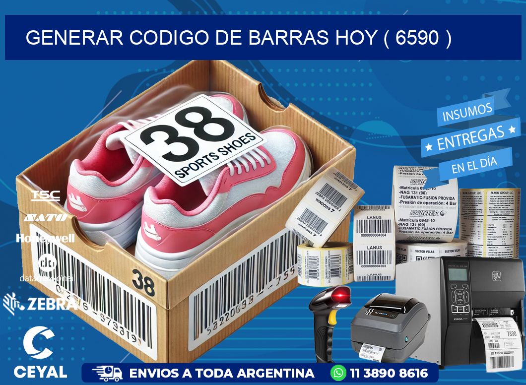 GENERAR CODIGO DE BARRAS HOY ( 6590 )