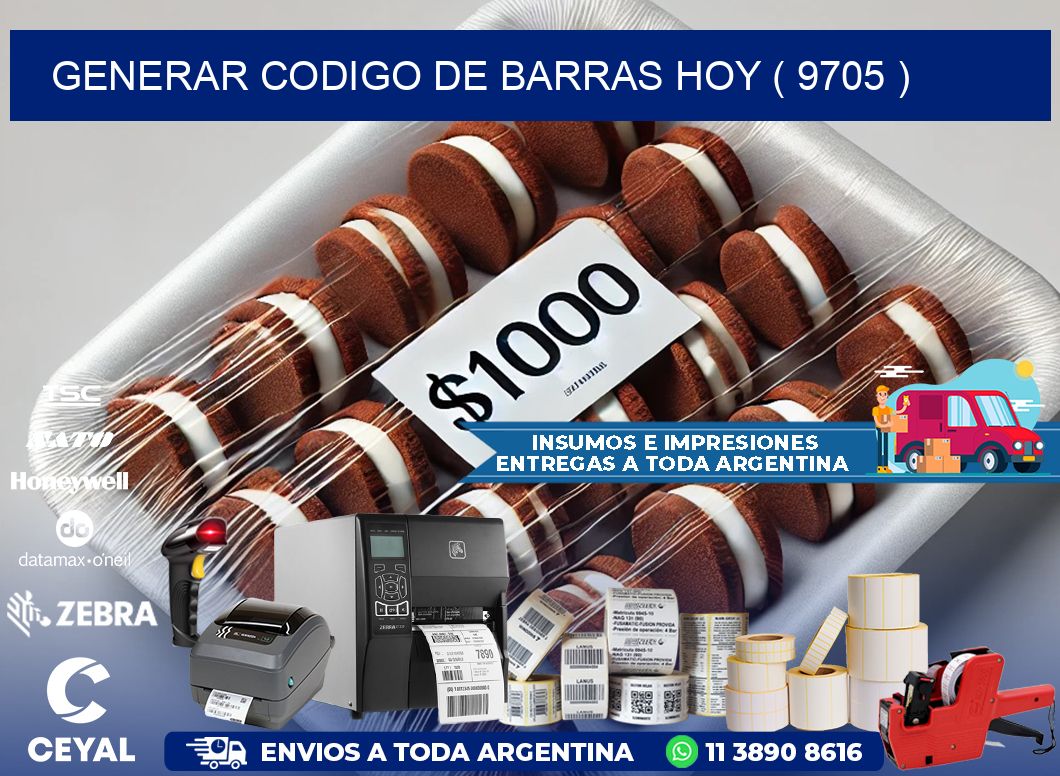 GENERAR CODIGO DE BARRAS HOY ( 9705 )