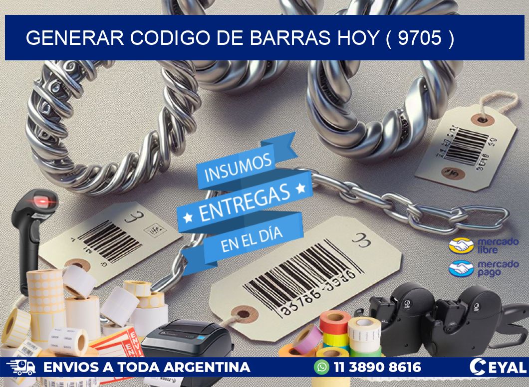 GENERAR CODIGO DE BARRAS HOY ( 9705 )