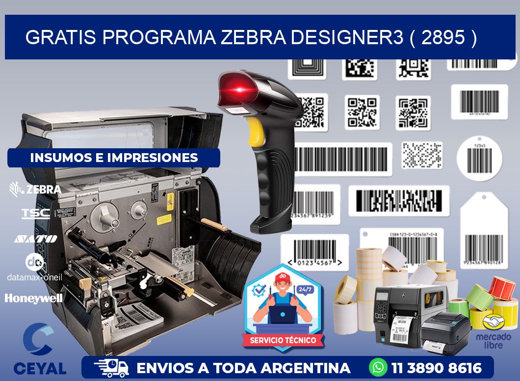 GRATIS PROGRAMA ZEBRA DESIGNER3 ( 2895 )