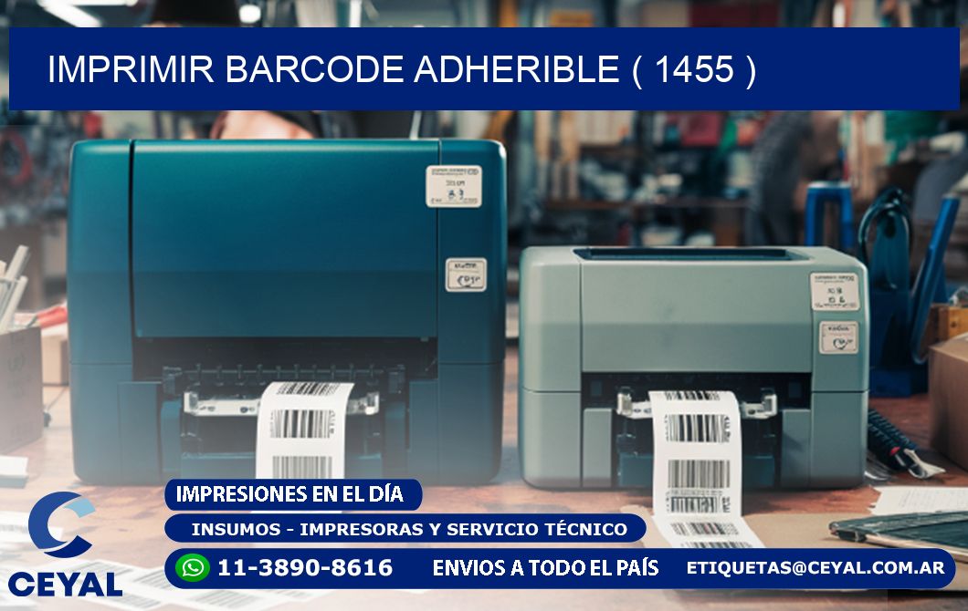 IMPRIMIR BARCODE ADHERIBLE ( 1455 )