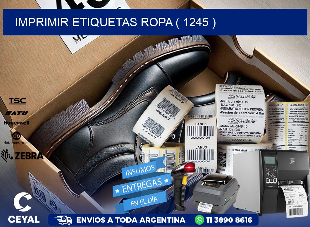 IMPRIMIR ETIQUETAS ROPA ( 1245 )