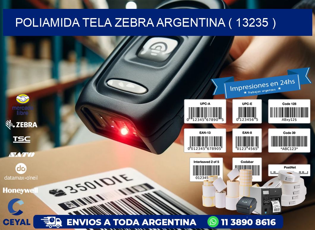 POLIAMIDA TELA ZEBRA ARGENTINA ( 13235 )