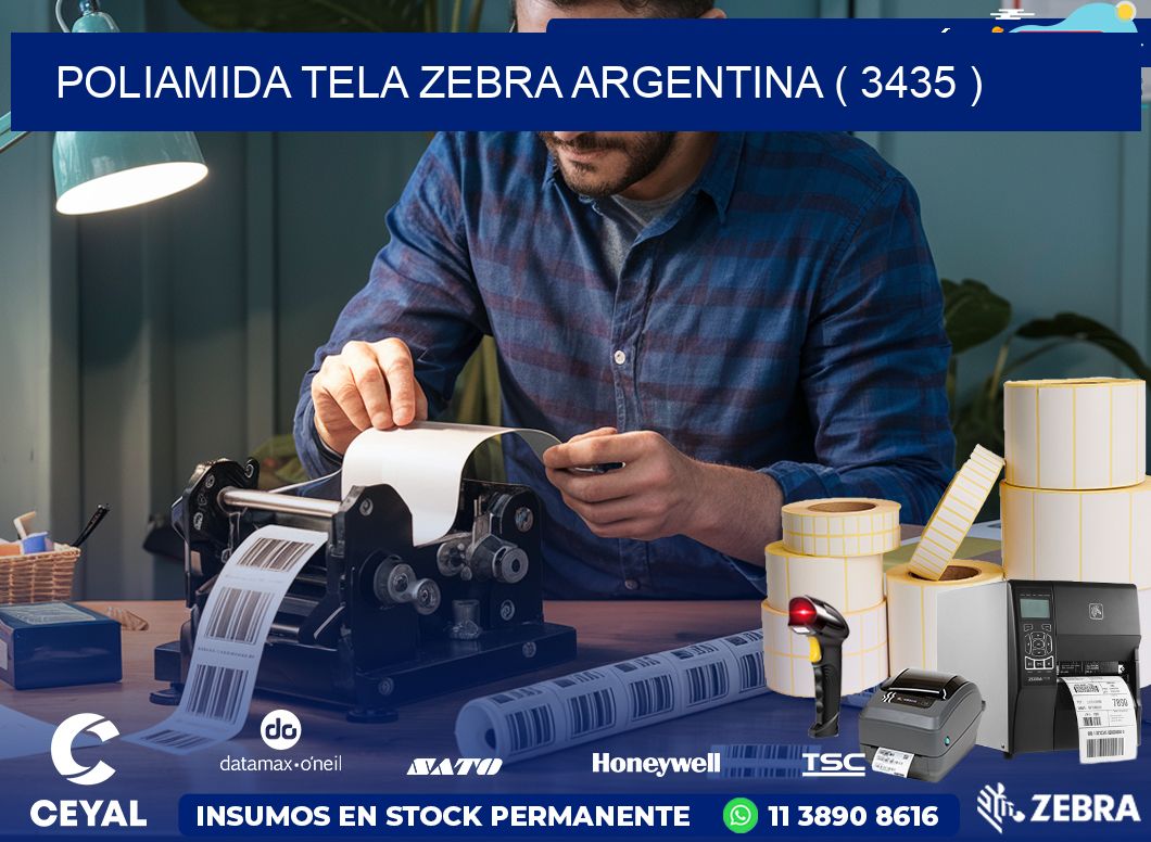 POLIAMIDA TELA ZEBRA ARGENTINA ( 3435 )