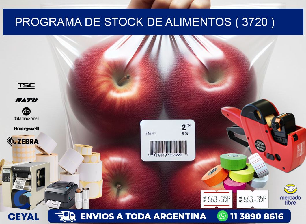PROGRAMA DE STOCK DE ALIMENTOS ( 3720 )