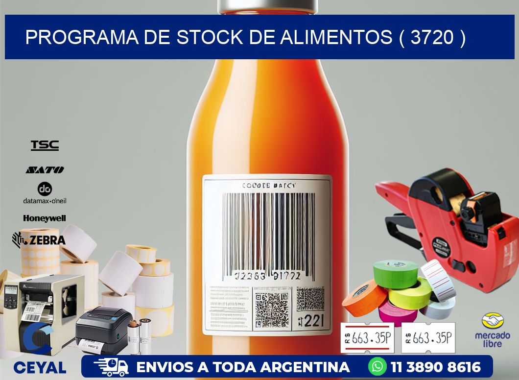 PROGRAMA DE STOCK DE ALIMENTOS ( 3720 )