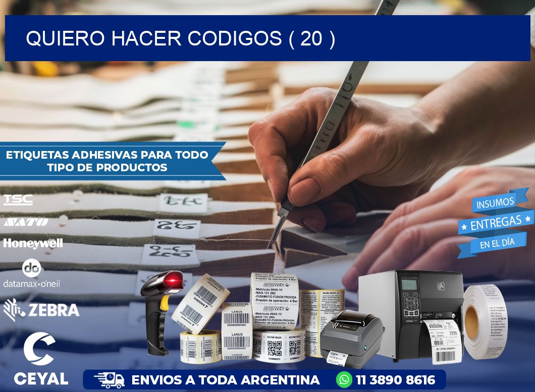 QUIERO HACER CODIGOS ( 20 )