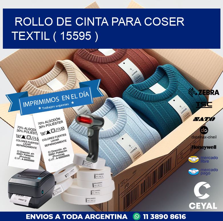ROLLO DE CINTA PARA COSER TEXTIL ( 15595 )