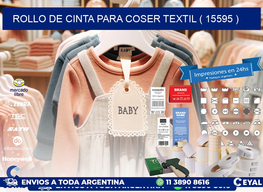 ROLLO DE CINTA PARA COSER TEXTIL ( 15595 )