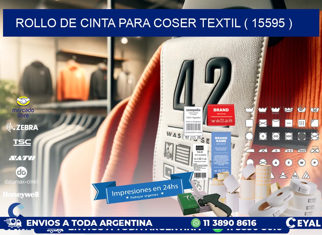 ROLLO DE CINTA PARA COSER TEXTIL ( 15595 )