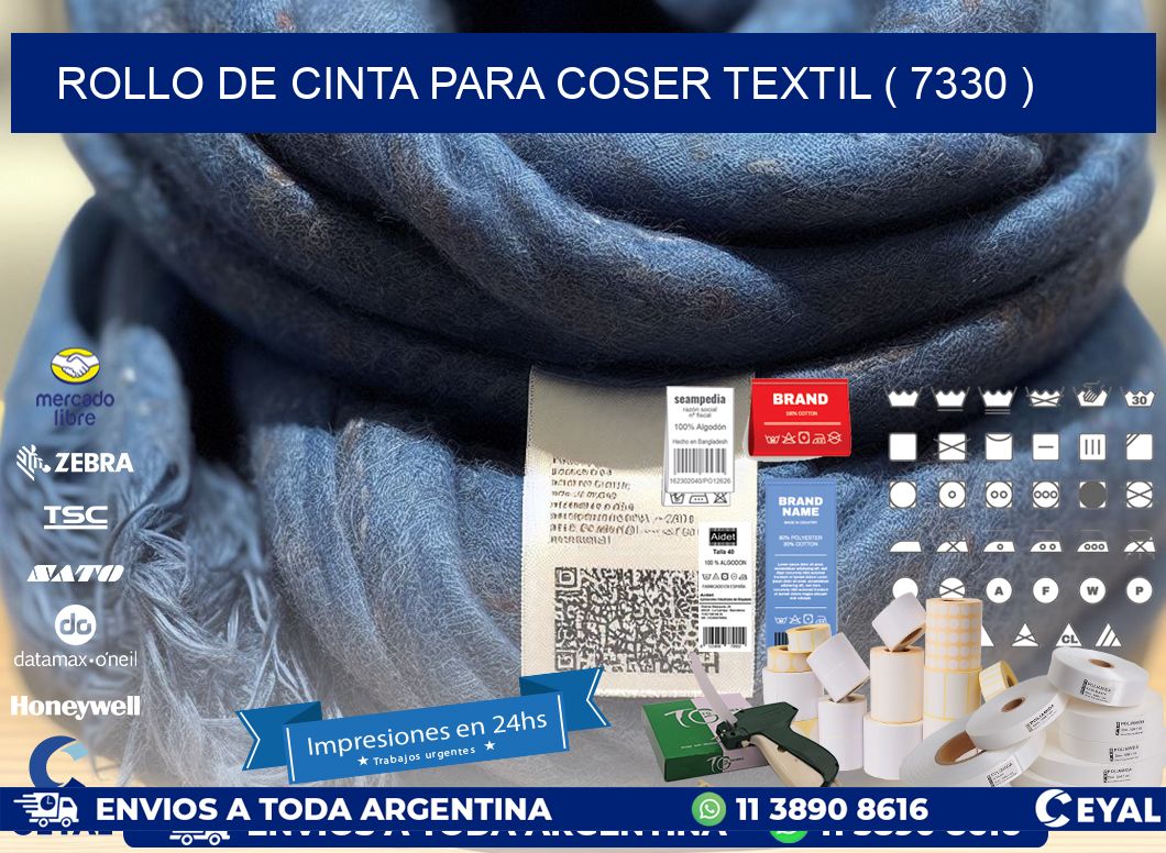 ROLLO DE CINTA PARA COSER TEXTIL ( 7330 )