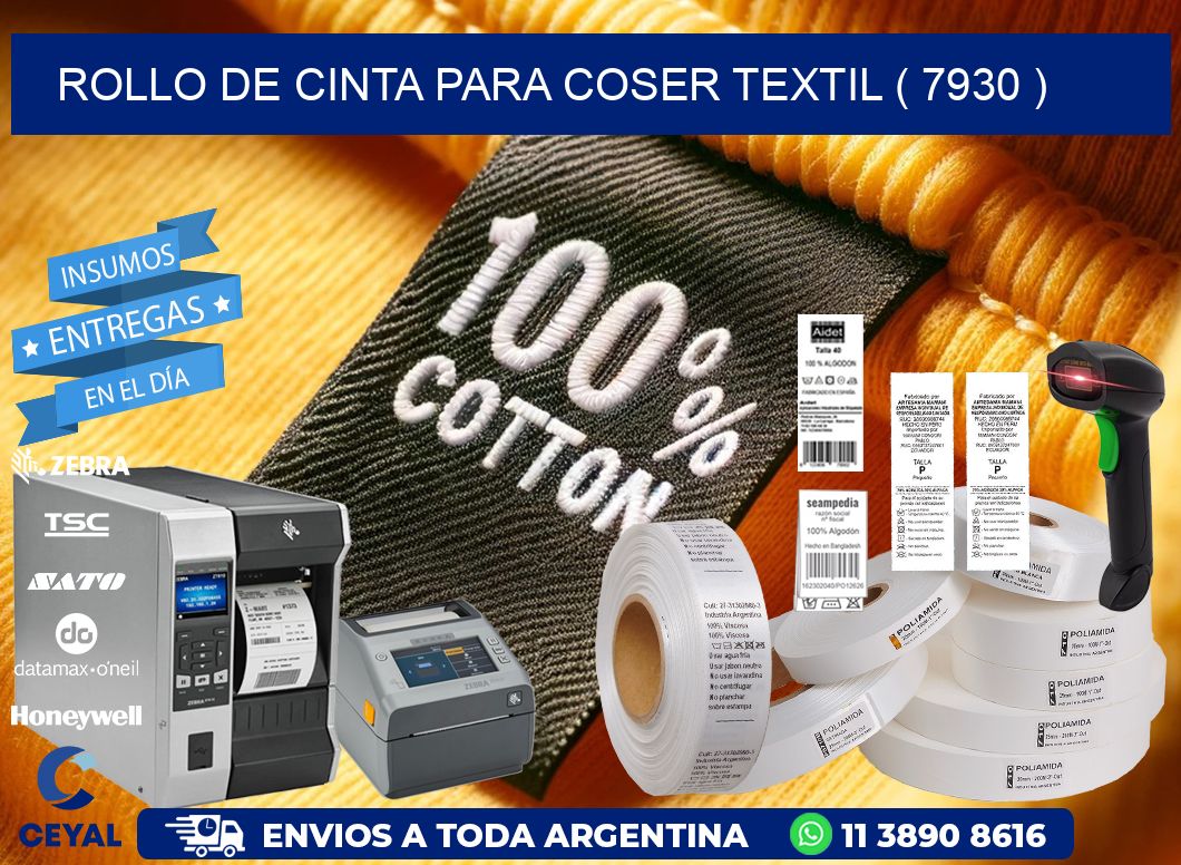 ROLLO DE CINTA PARA COSER TEXTIL ( 7930 )
