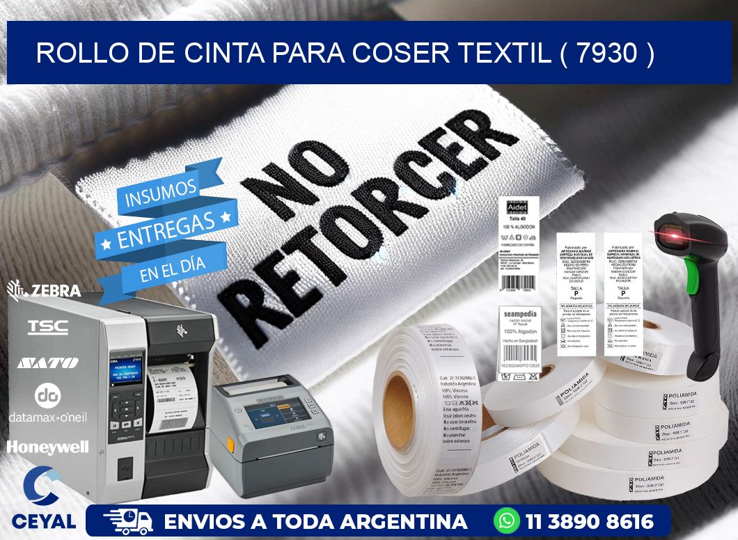 ROLLO DE CINTA PARA COSER TEXTIL ( 7930 )