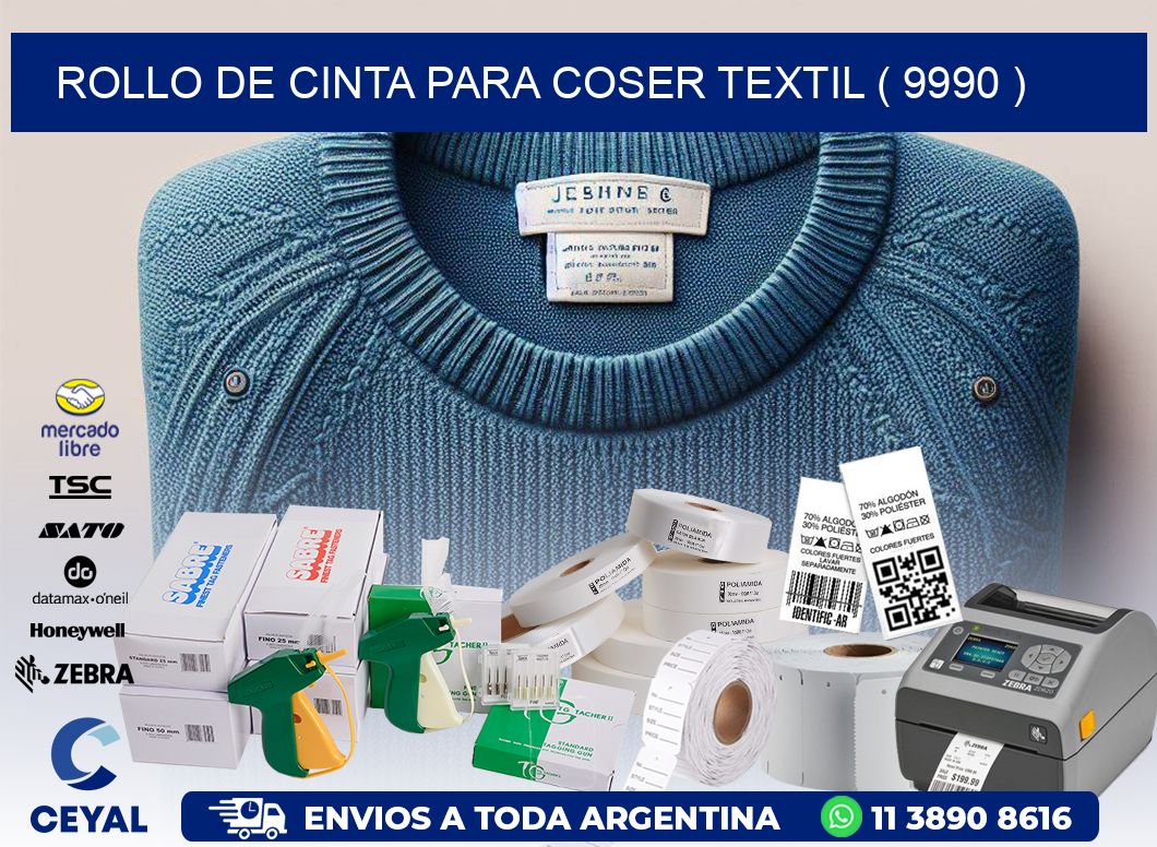 ROLLO DE CINTA PARA COSER TEXTIL ( 9990 )