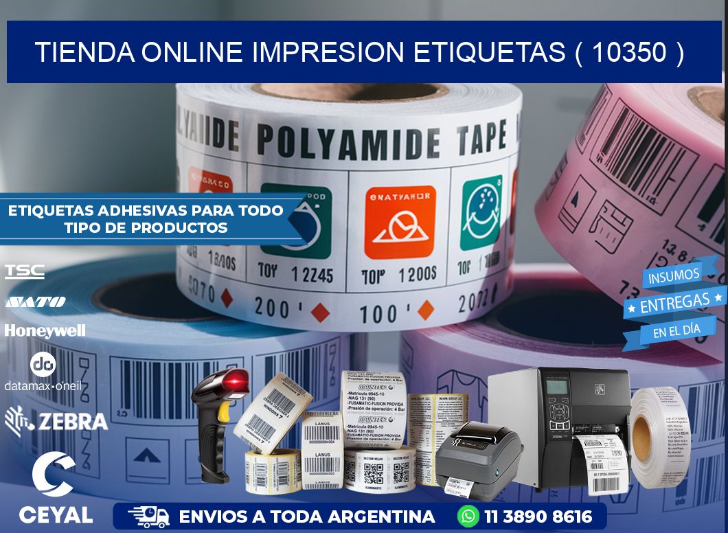TIENDA ONLINE IMPRESION ETIQUETAS ( 10350 )