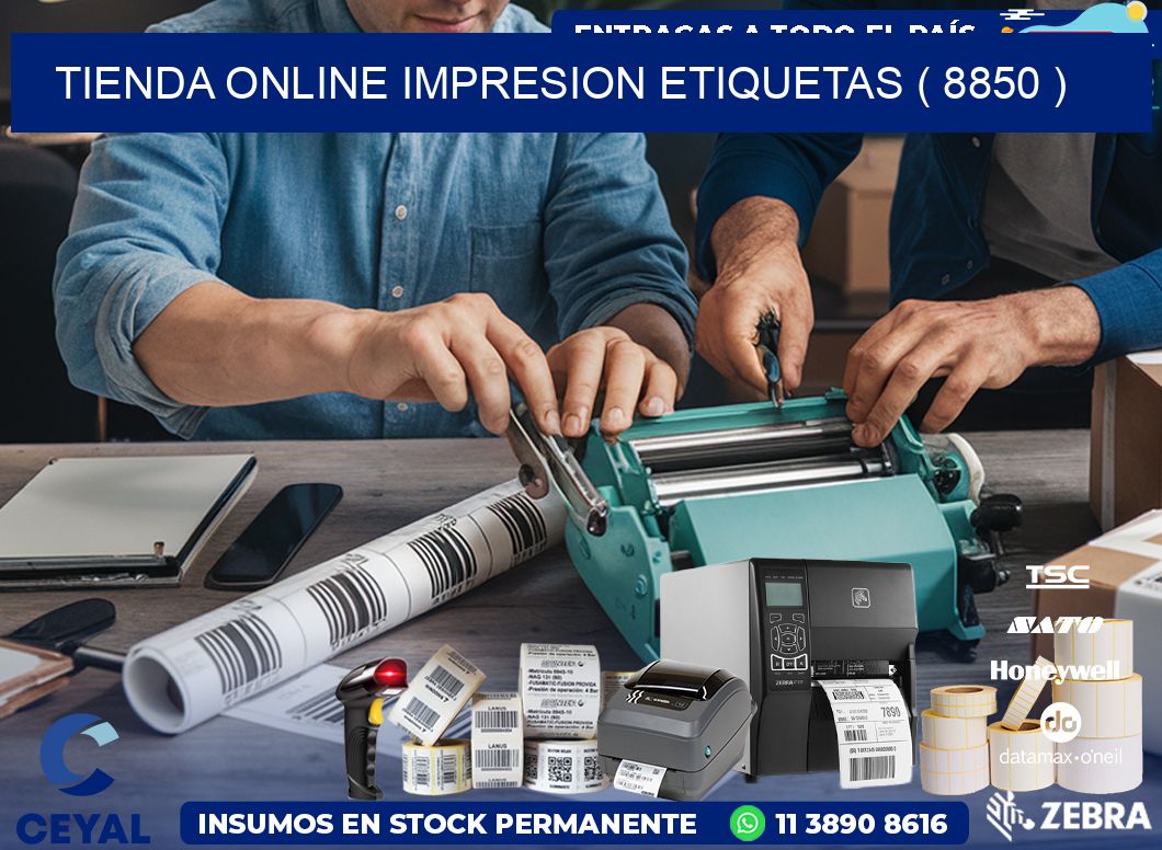 TIENDA ONLINE IMPRESION ETIQUETAS ( 8850 )