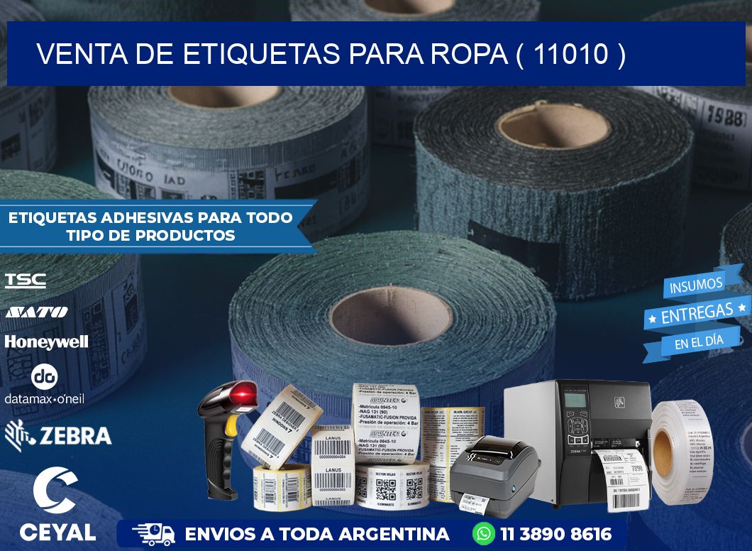 VENTA DE ETIQUETAS PARA ROPA ( 11010 )