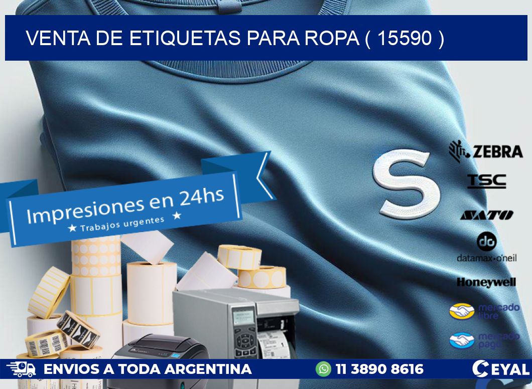 VENTA DE ETIQUETAS PARA ROPA ( 15590 )