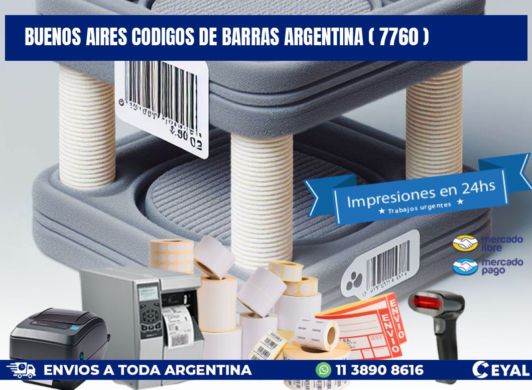 buenos aires codigos de barras argentina ( 7760 )