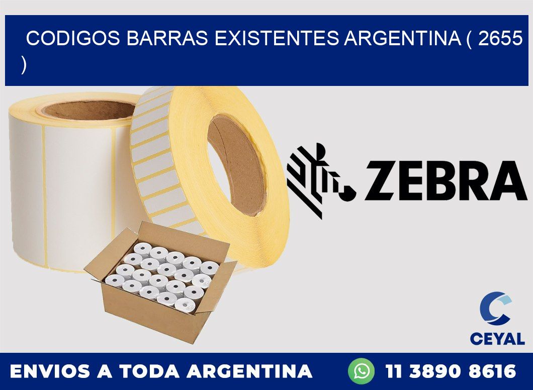 codigos barras existentes argentina ( 2655 )