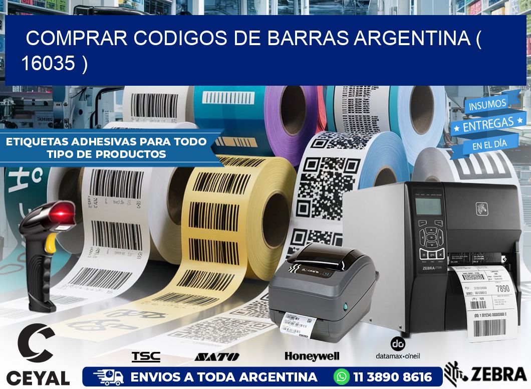 comprar codigos de barras argentina ( 16035 )