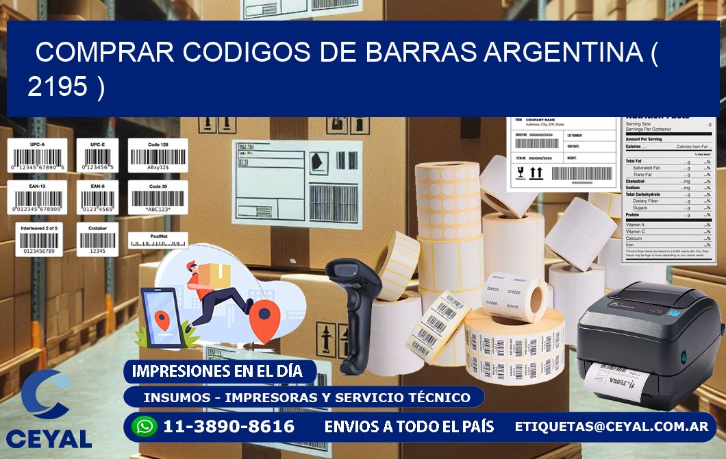 comprar codigos de barras argentina ( 2195 )